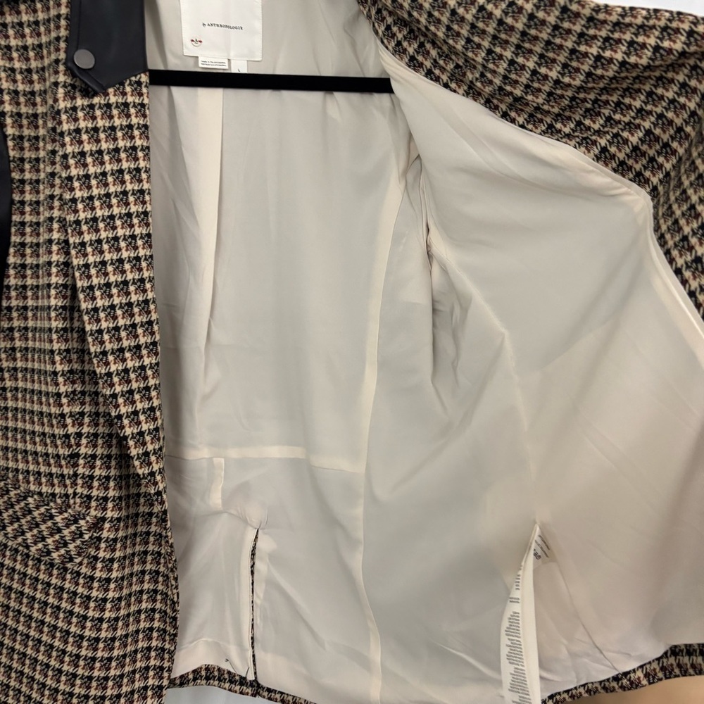 Anthropologie Fabric Mix Blazer - Picture 4 of 7